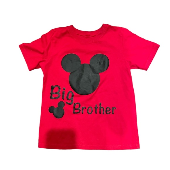 SET OF 2 “BIG BROTHER” & “LITTLE BROTHER” DISNEY T-SHIRTS - Picture 3 of 7